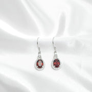 Garnet earrings