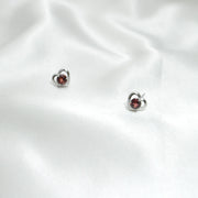 Garnet earrings