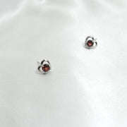 Garnet earrings