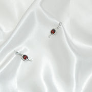 Garnet earrings