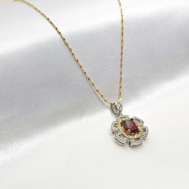 Garnet Princess Necklace