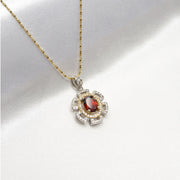 Garnet Princess Necklace