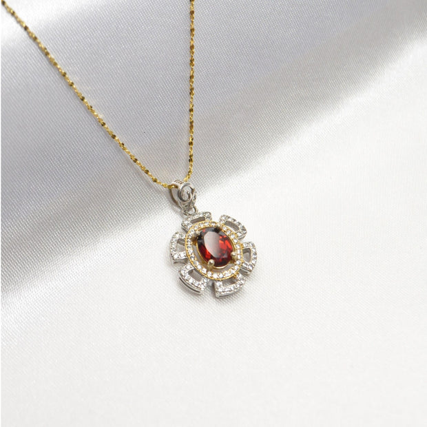 Garnet Princess Necklace