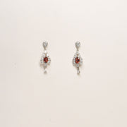 Garnet earrings