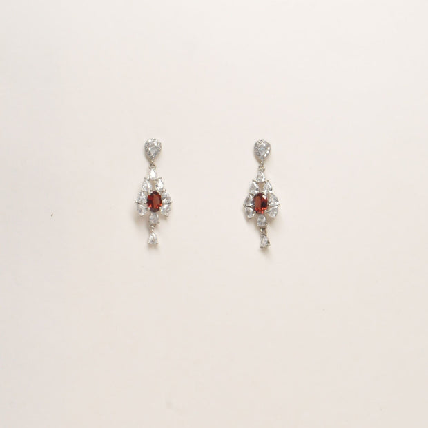 Garnet earrings