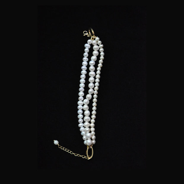 3-Layer Pearl Bracelet