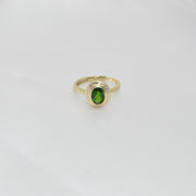 Diopside ring