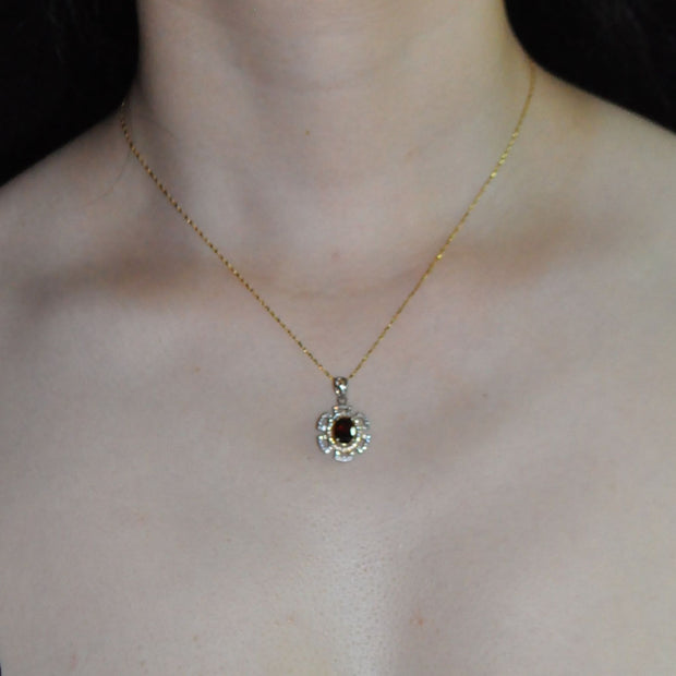 Garnet Princess Necklace