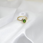 Diopside ring