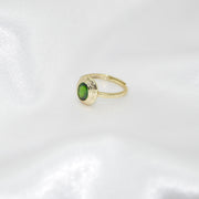 Diopside ring