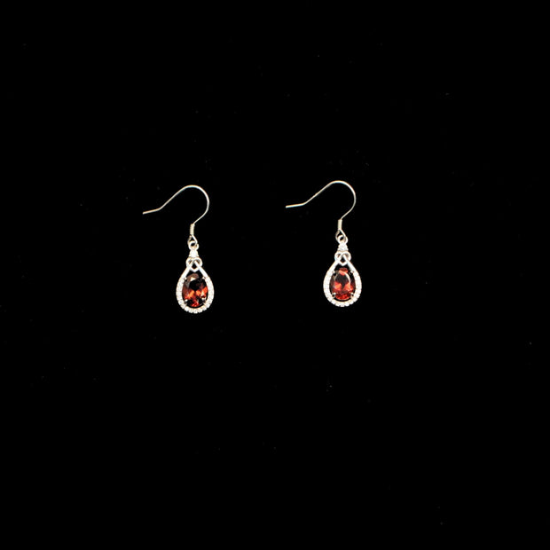 Garnet earrings