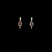 Garnet earrings