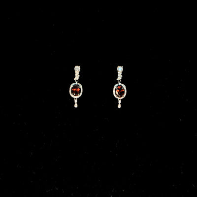 Garnet earrings