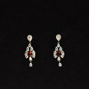 Garnet earrings