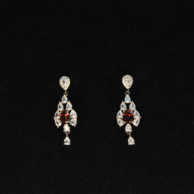 Garnet earrings