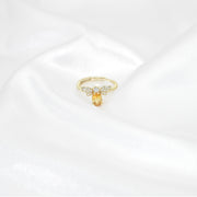 Little Wasp Citrine Ring