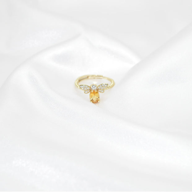 Little Wasp Citrine Ring