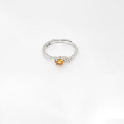 Citrine Princess Ring