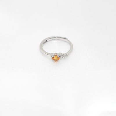 Citrine Princess Ring