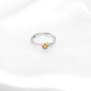 Citrine Princess Ring