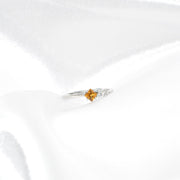 Citrine Princess Ring