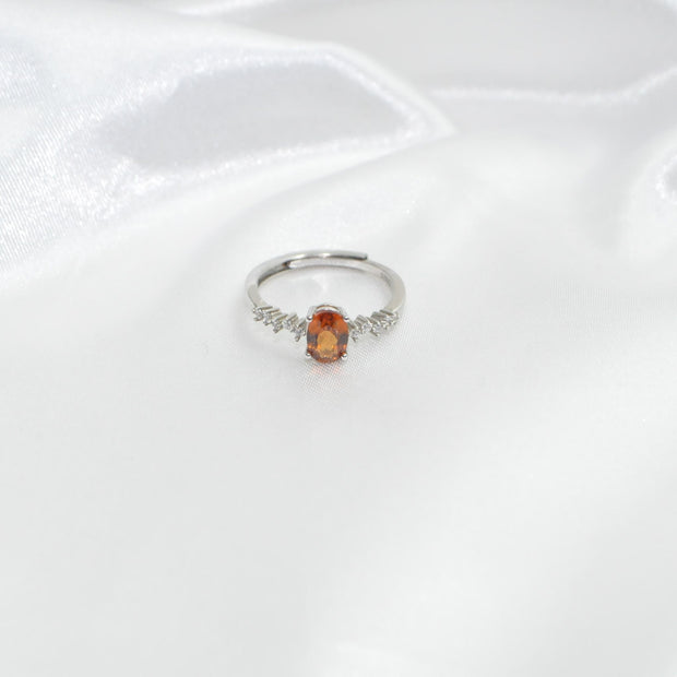 Fanta garnet ring