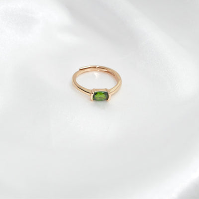 Diopside ring