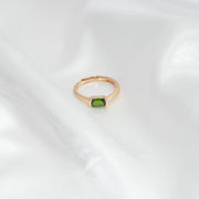 Diopside ring