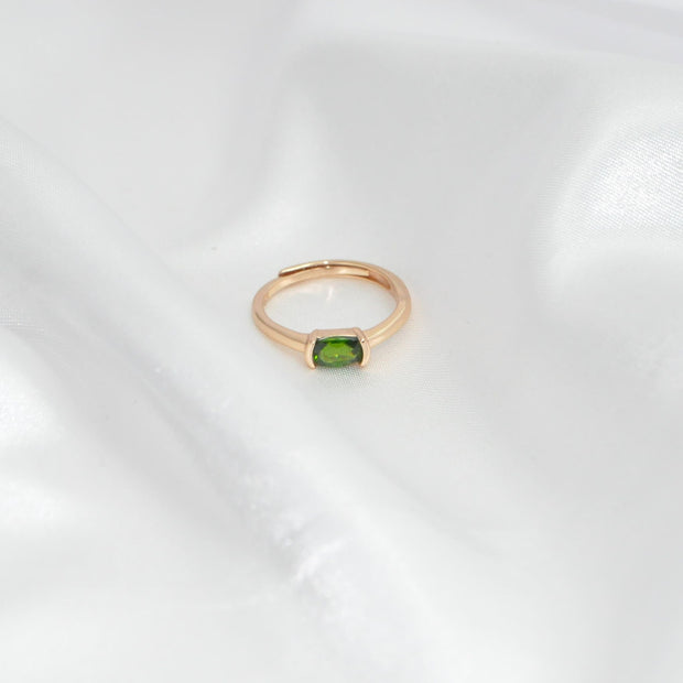 Diopside ring