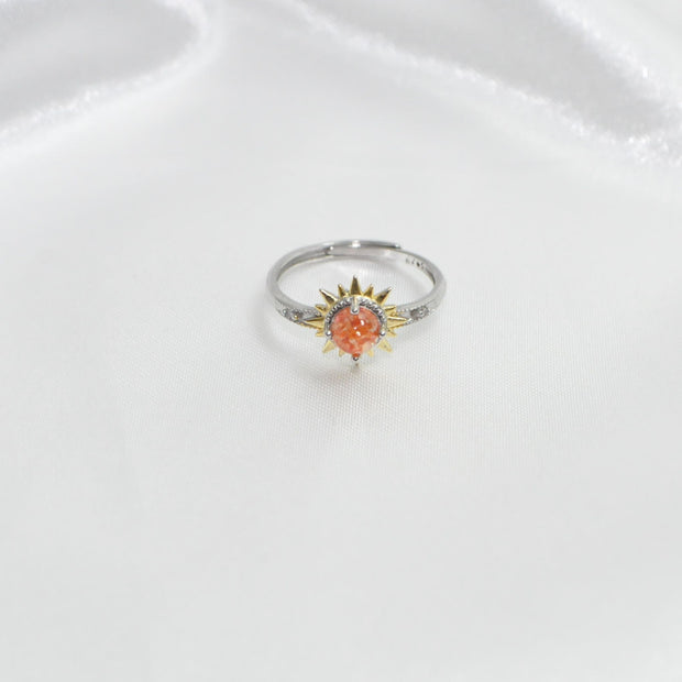 Sunstone ring